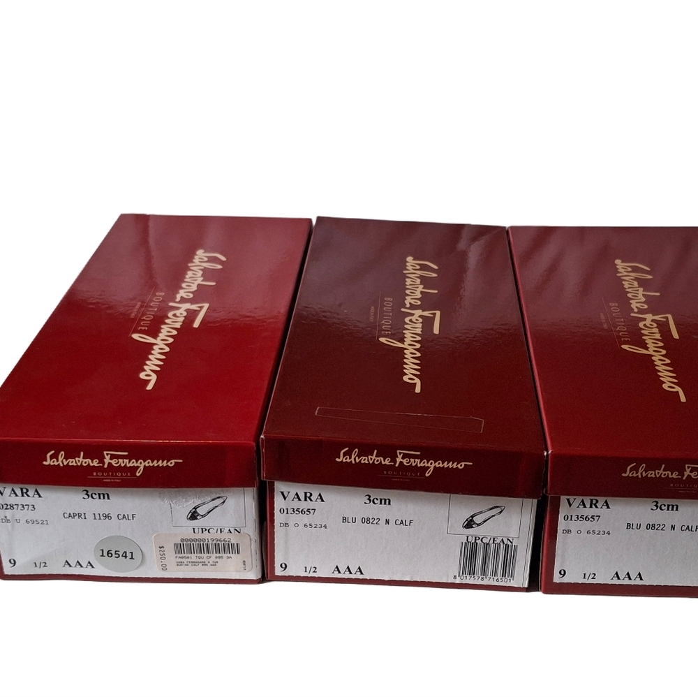 NIB VTG Salvatore Ferragamo Women Shoe 9.5 AAA - Picture 12 of 12